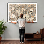 Native American Indian Wall Art Canvas Print