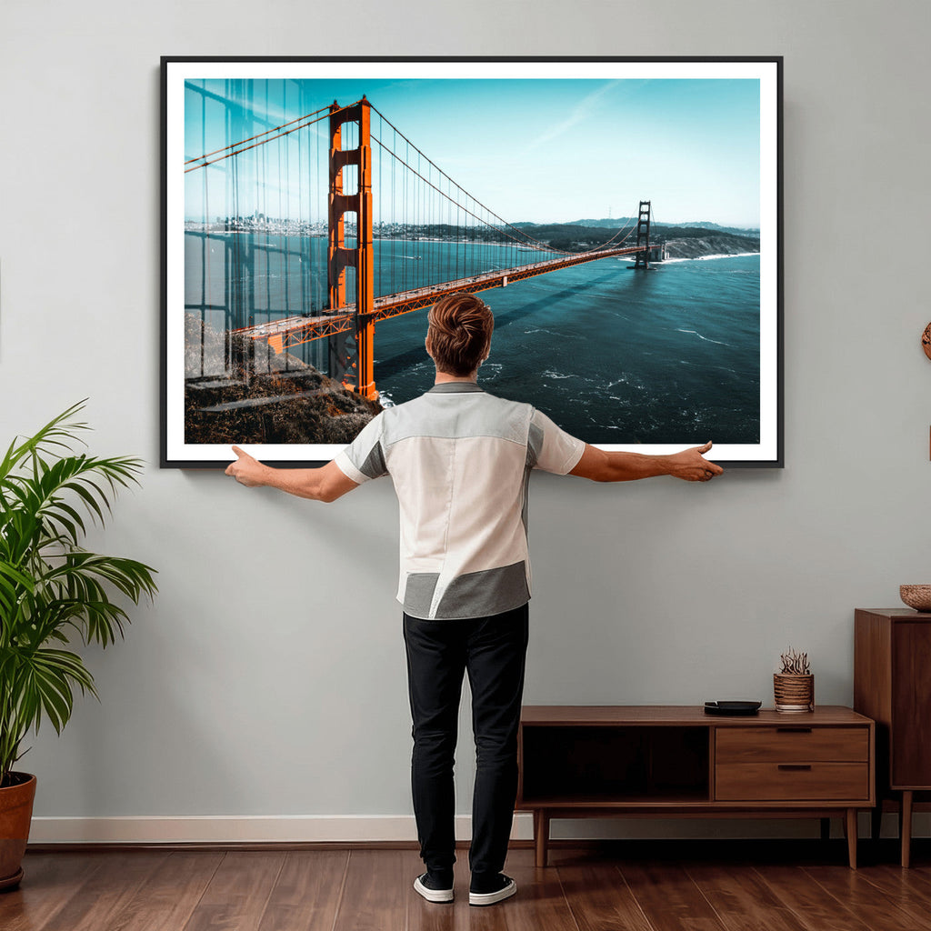 Golden Gate Bridge Wall Art Canvas Print | San Francisco Landmark Photography