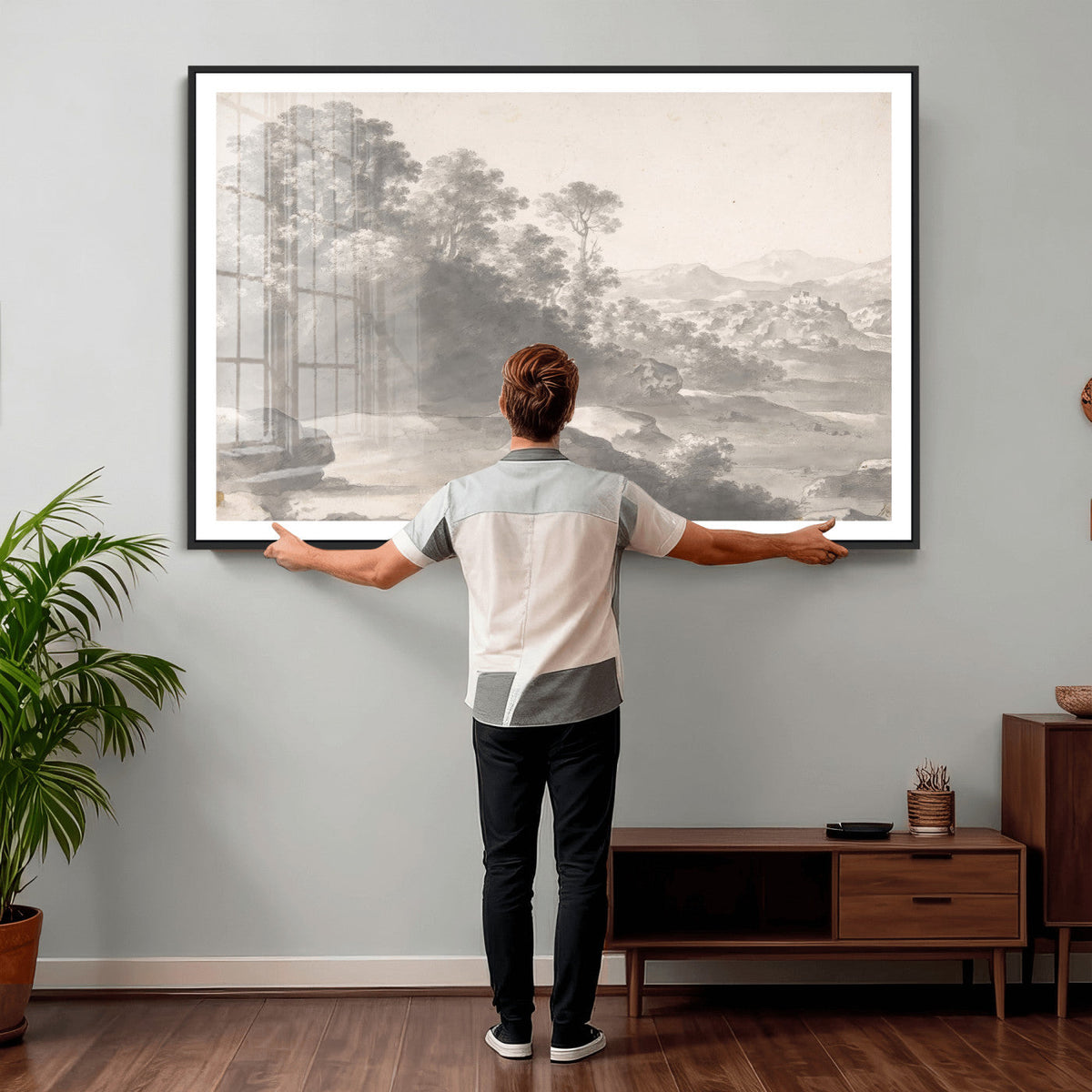 Van Poelenburch Landscape Canvas Wall Art | Dutch Golden Age