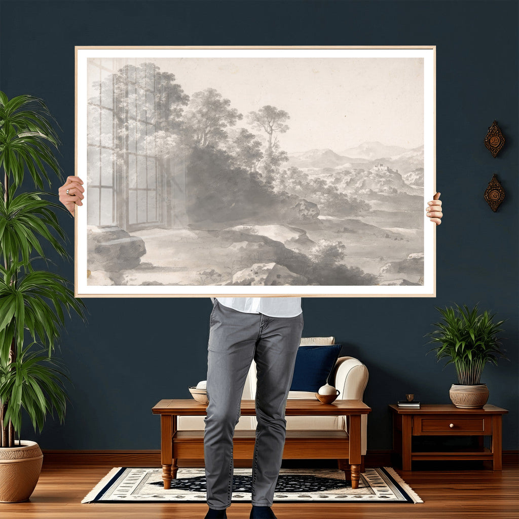 Van Poelenburch Landscape Canvas Wall Art | Dutch Golden Age
