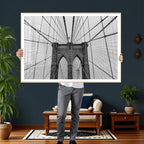 Large Brooklyn Bridge Wall Art Canvas Print