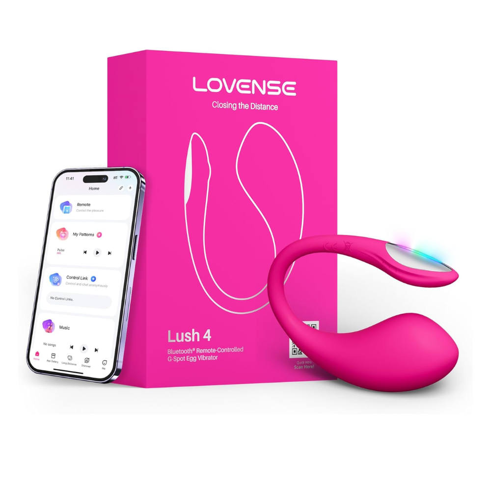 Lush 4 - Bluetooth App-Controlled G-SpotEgg Vibrator