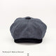 Black Suede on Charcoal Hemp