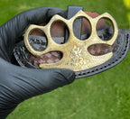 Handmade Engraved Brass knuckle