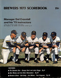 1973 Milwaukee Breweres vs Oakland A's Game Program Reggie Jackson 181739