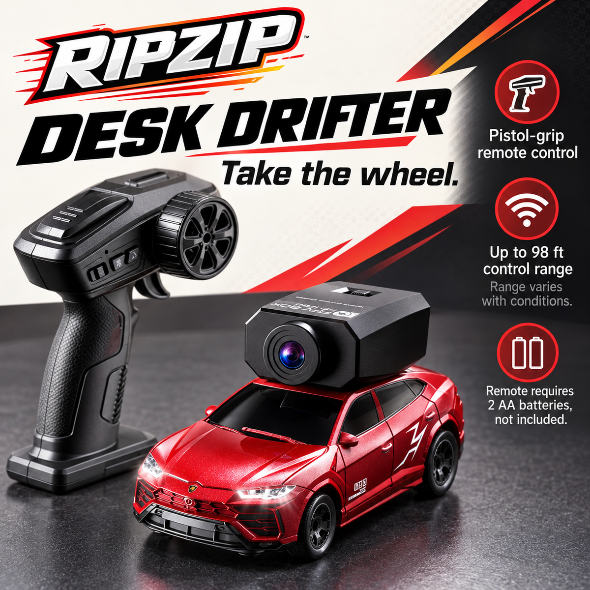 RipZip™ Desk Drifter