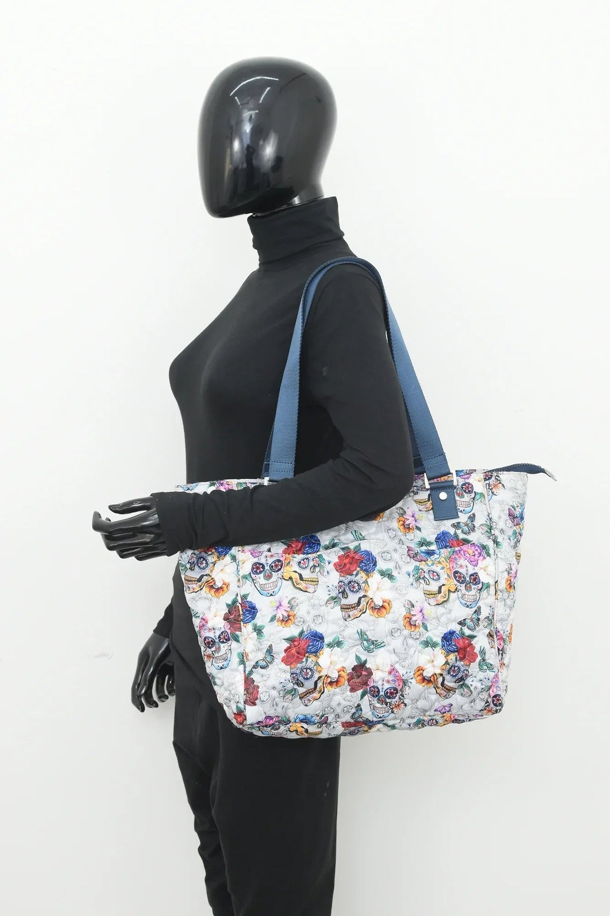 Wanderlust Quilted Fabric Tote Bag - 16014