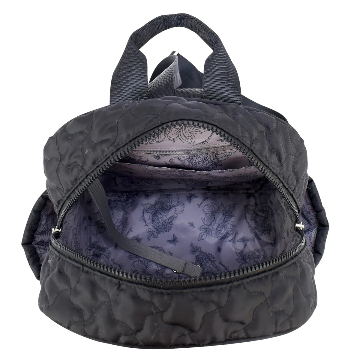 Wanderlust Quilted Fabric Backpack - 16015