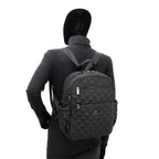 Wanderlust Quilted Fabric Backpack - 16015