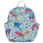 Wanderlust Quilted Fabric Backpack - 16015