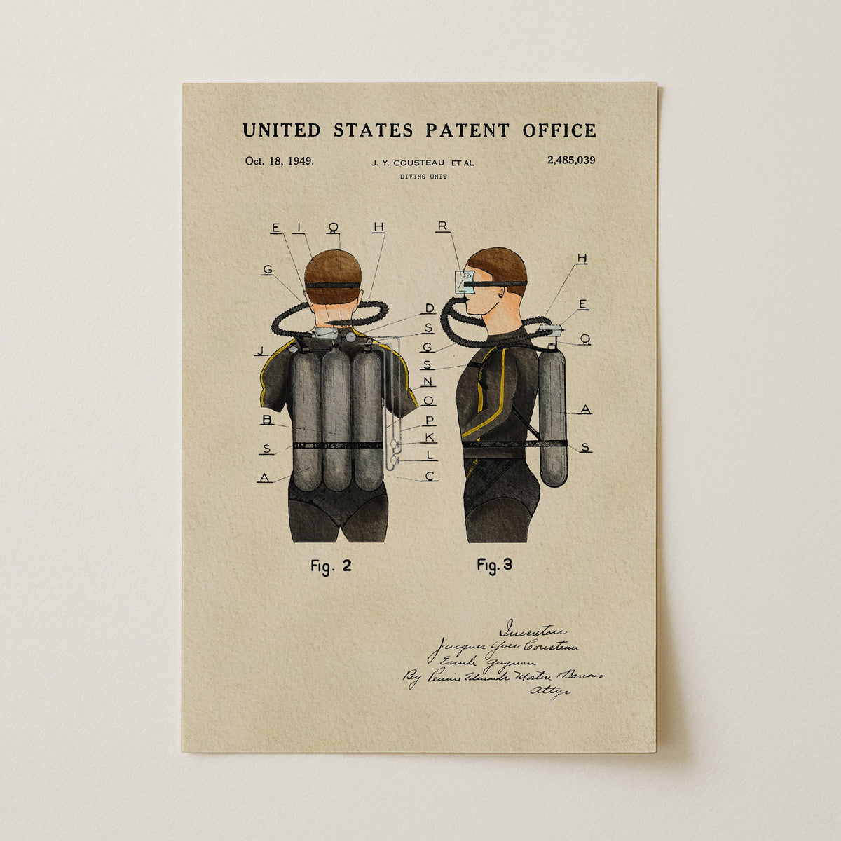Vintage Scuba Diving Gear (1949)