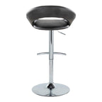 Posh - Contemporary Adjustable Barstool With Swivel (Set of 2)