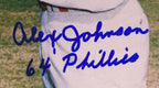 Alex Johnson Autographed/Inscribed 8x10 Photo Philadelphia Phillies JSA 181924