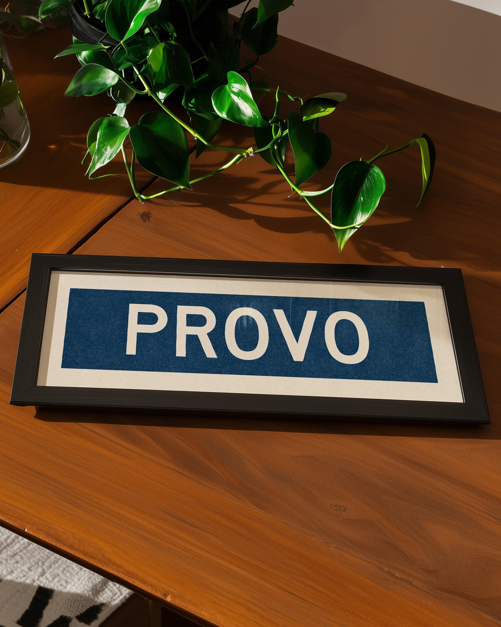 Framed Provo Navy Bus Scroll