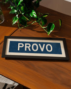 Framed Provo Navy Bus Scroll