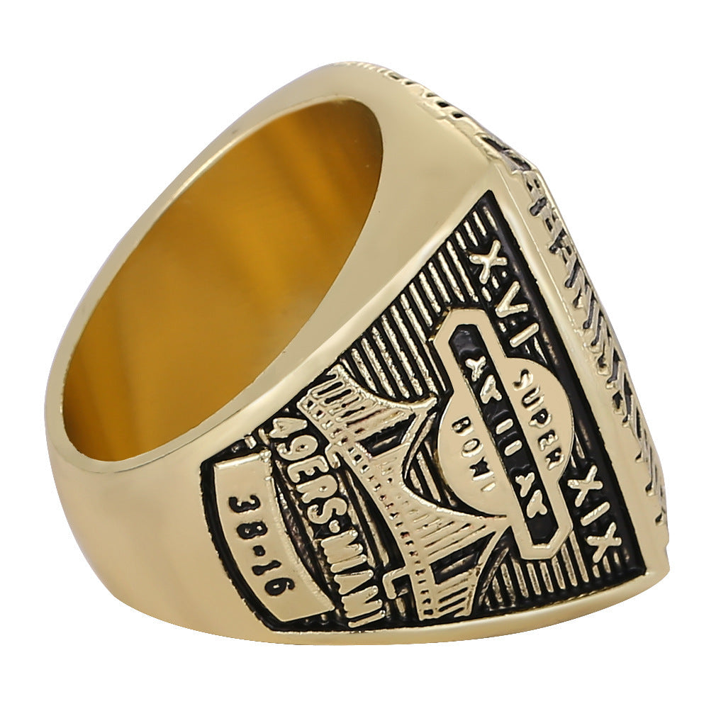San Francisco 49ers Dynasty Era Ring & Trophy Set – Championship Replica Collector Display