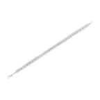 .925 Sterling Silver 1/10 Cttw Diamond Double-Link 7" Rolex Tennis Bracelet (I-J Color, I3 Clarity)