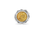Fancy Ladies Solid White/Yellow/Rose Gold Handmade Coin Ring , Chinese Panda Bear Coin ,