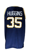 Bob Huggins CHOF Autographed/Inscr Navy Custom Jersey West Virginia JSA 176577