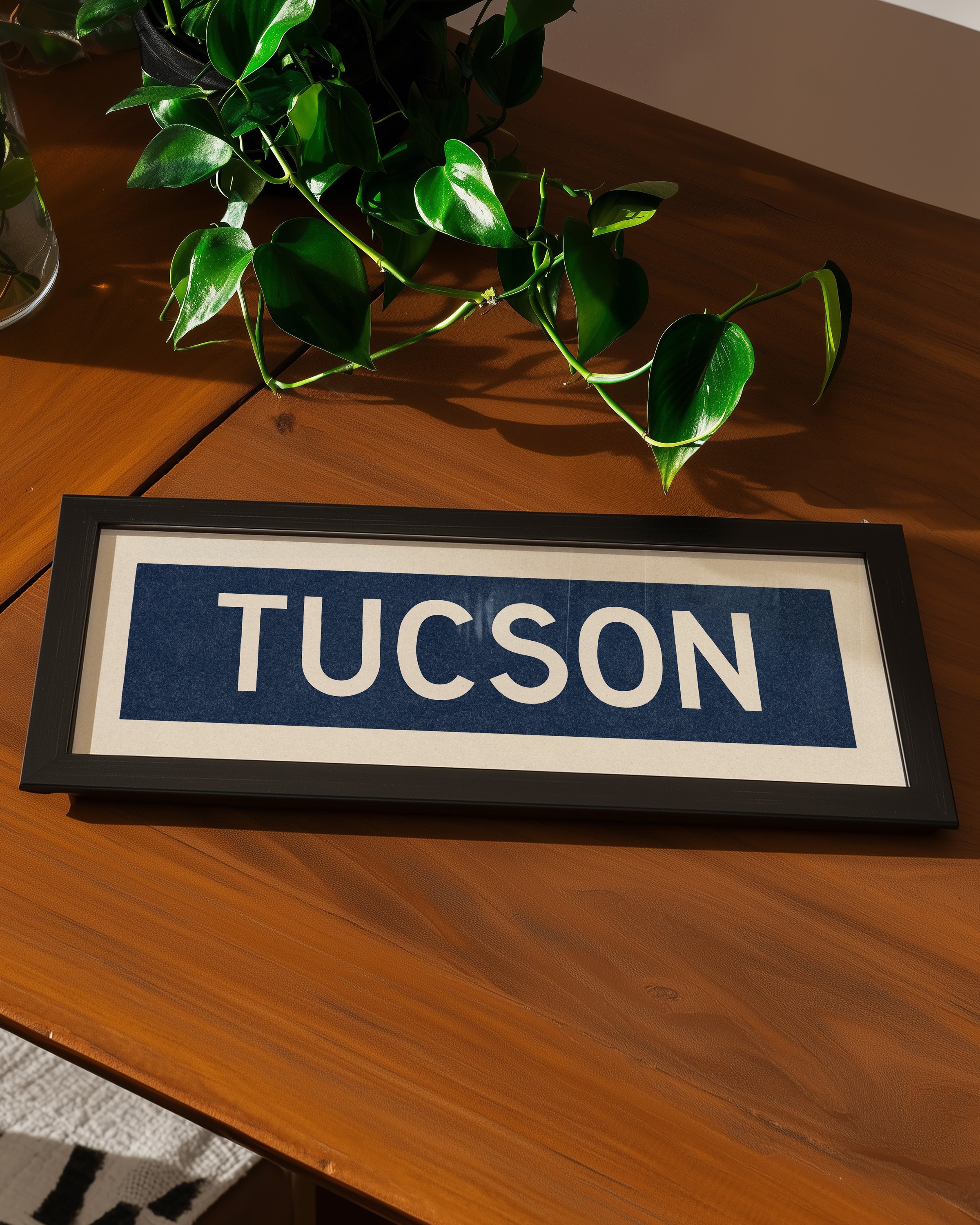 Framed Tucson Navy Bus Scroll