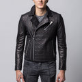 Cael Leather Jacket // Black