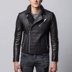 Cael Leather Jacket // Black