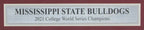Starkville Daily News Newspaper Mississippi State 2021 World Series Framed CWS