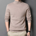 Heathered Turtleneck // Beige