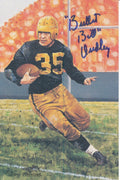Bullet Bill Dudley HOF Steelers Signed/Auto Goal Line Art GLAC Postcard 163848