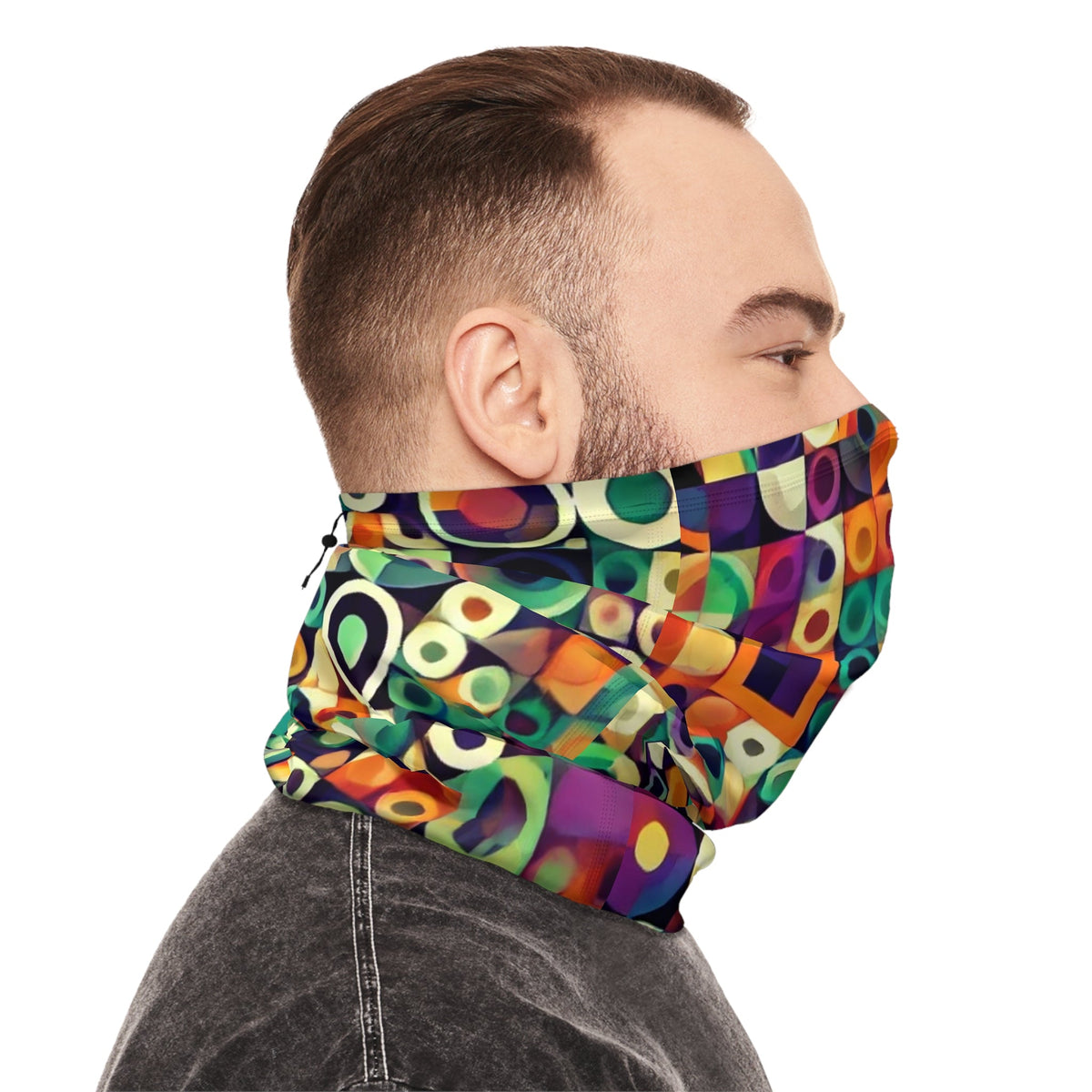 Dot Matrix Anti-Surveillance Face Mask – Machine Vision Disruption