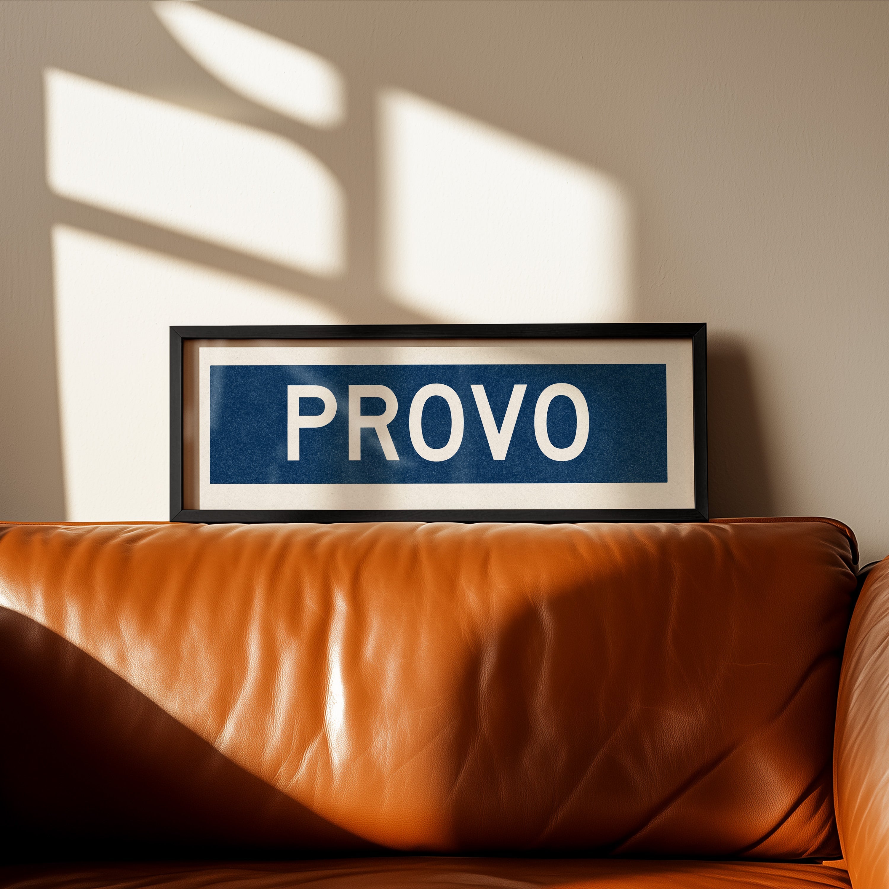 Framed Provo Navy Bus Scroll