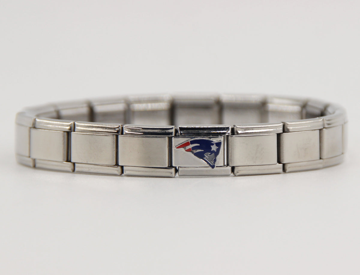 Football Team Logo Italian Charm Bracelet – Custom Gifts for Fans