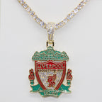 Liverpool Football Club Necklace – LFC Crest Pendant Jewelry Gift for Fans