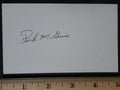 Dick McGuire St. Johns/College Basketball HOF/Knicks Signed 3x5 Card 145411