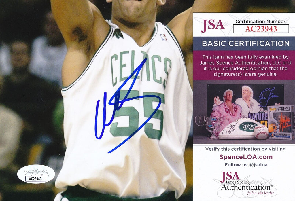 Wally Szczerbiak Autographed 8x10 Photo Boston Celtics JSA