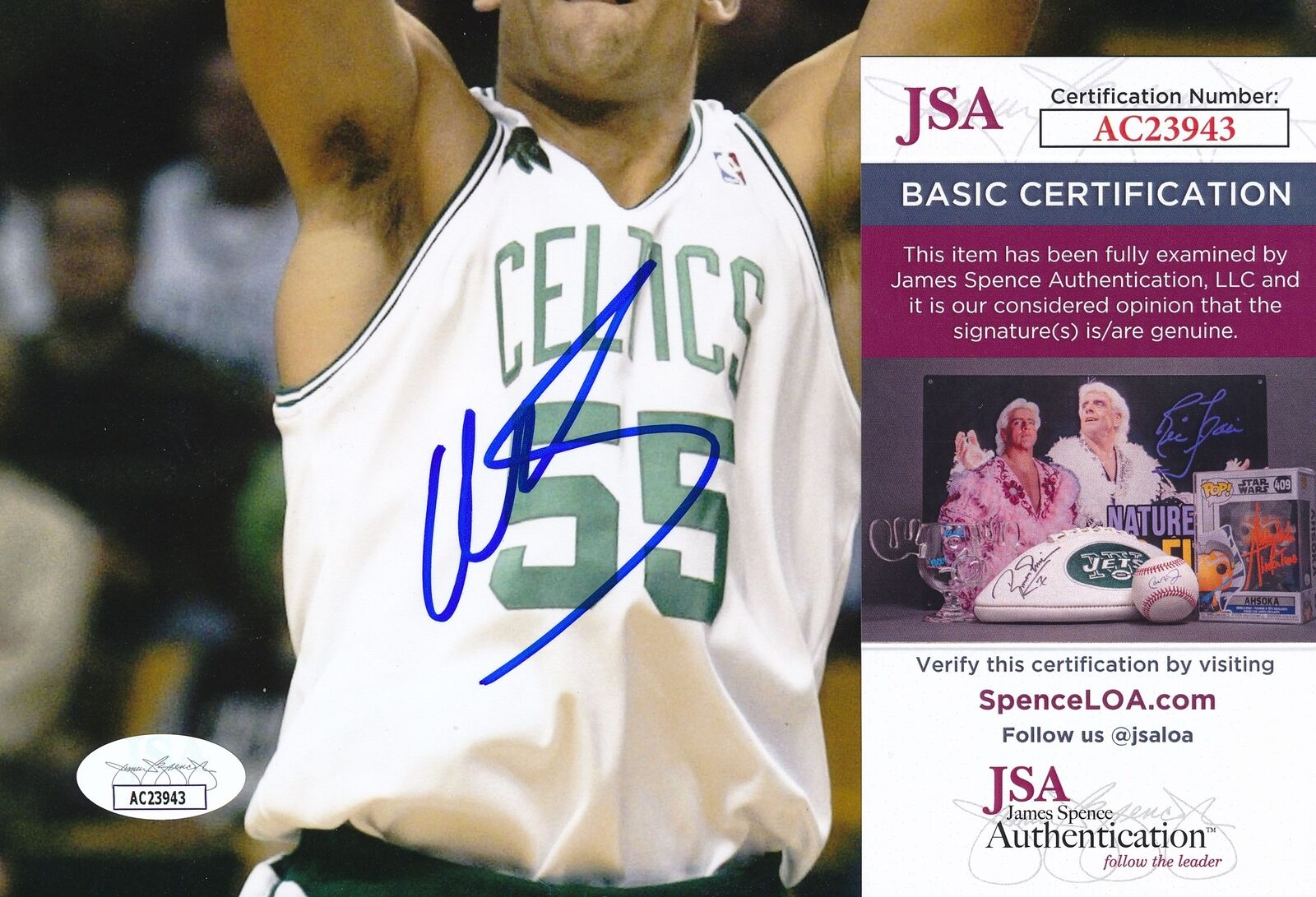 Wally Szczerbiak Autographed 8x10 Photo Boston Celtics JSA