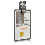 All Metal Magnetic Badge Holder - RFID Secure Badge Holder Genesis™ with BloxProx™