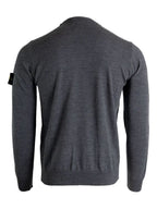 Stone Island Men Lightweight Wool Crew Neck Pullover