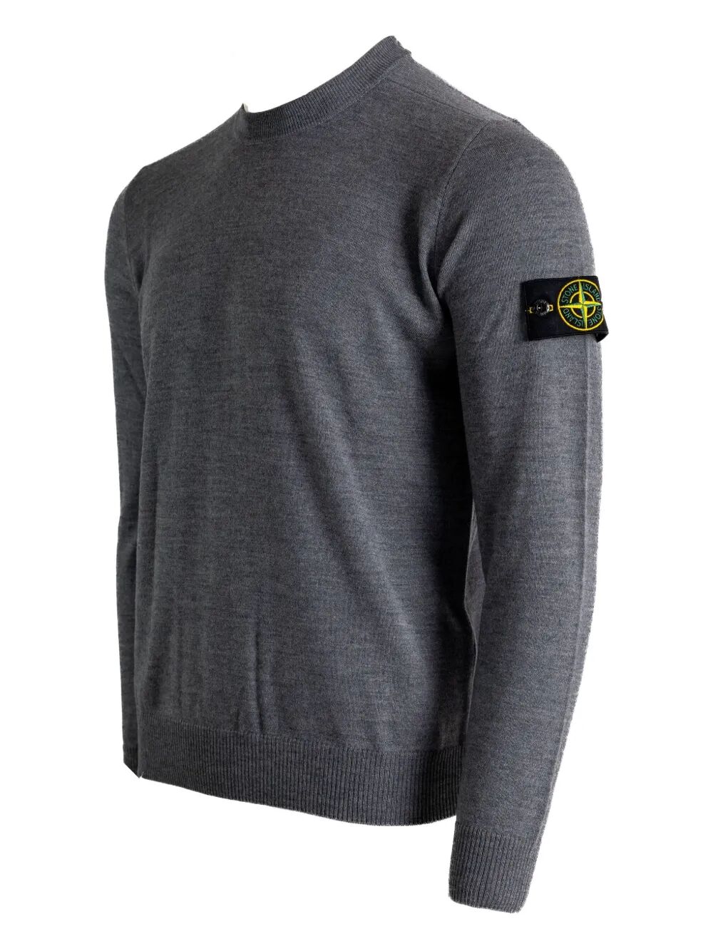 Stone Island Men Lightweight Wool Crew Neck Pullover