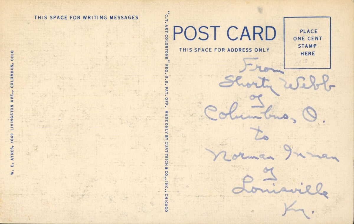 1930 's Postcard Ohio State University Stadium Columbus, OH 176190