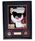 Alexander Ovechkin Capitals 2018 Stanley Cup Champs Dual Puck Shadowbox 138669