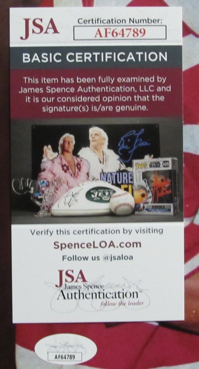 Jack Nicklaus Autographed 11x14 Photo with Tiger Woods PGA Champ JSA
