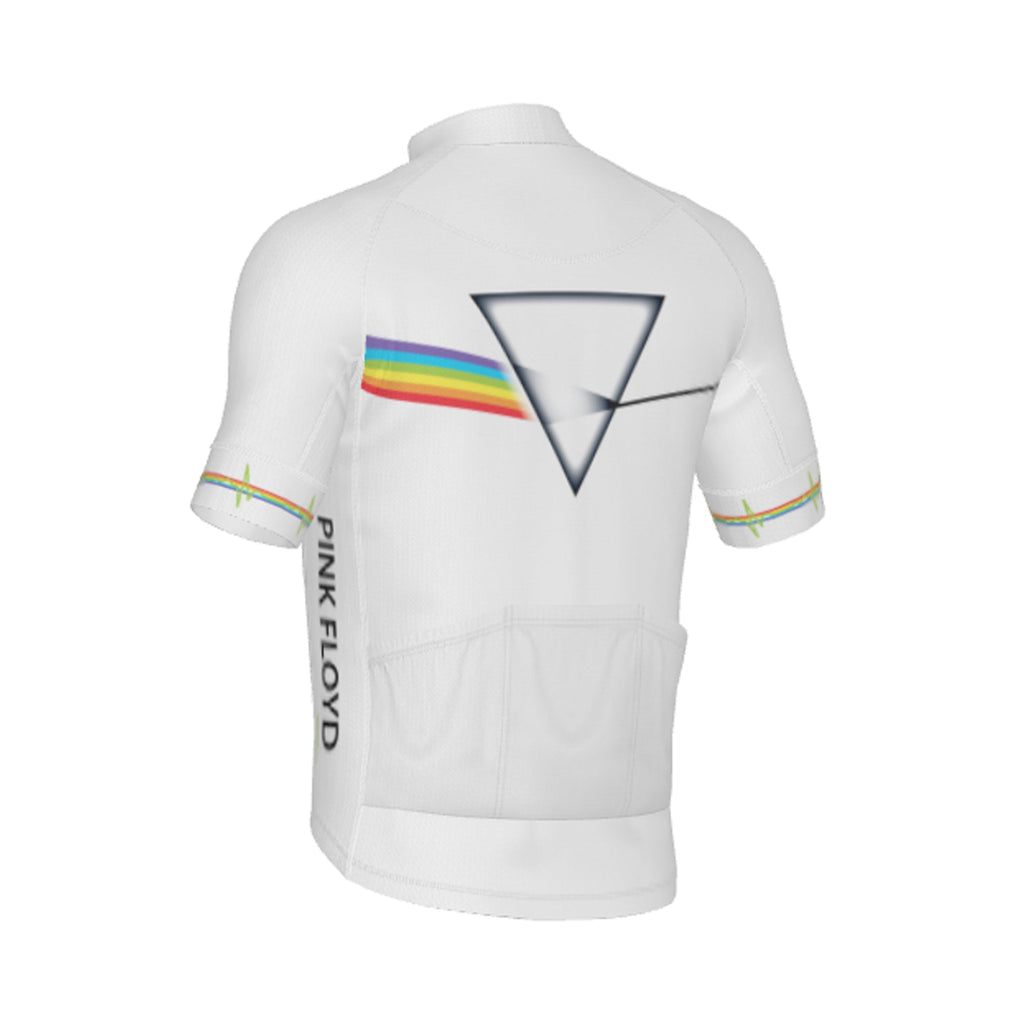Pink Floyd White Dark Side of the Moon Men's Evo 2.0 Jersey