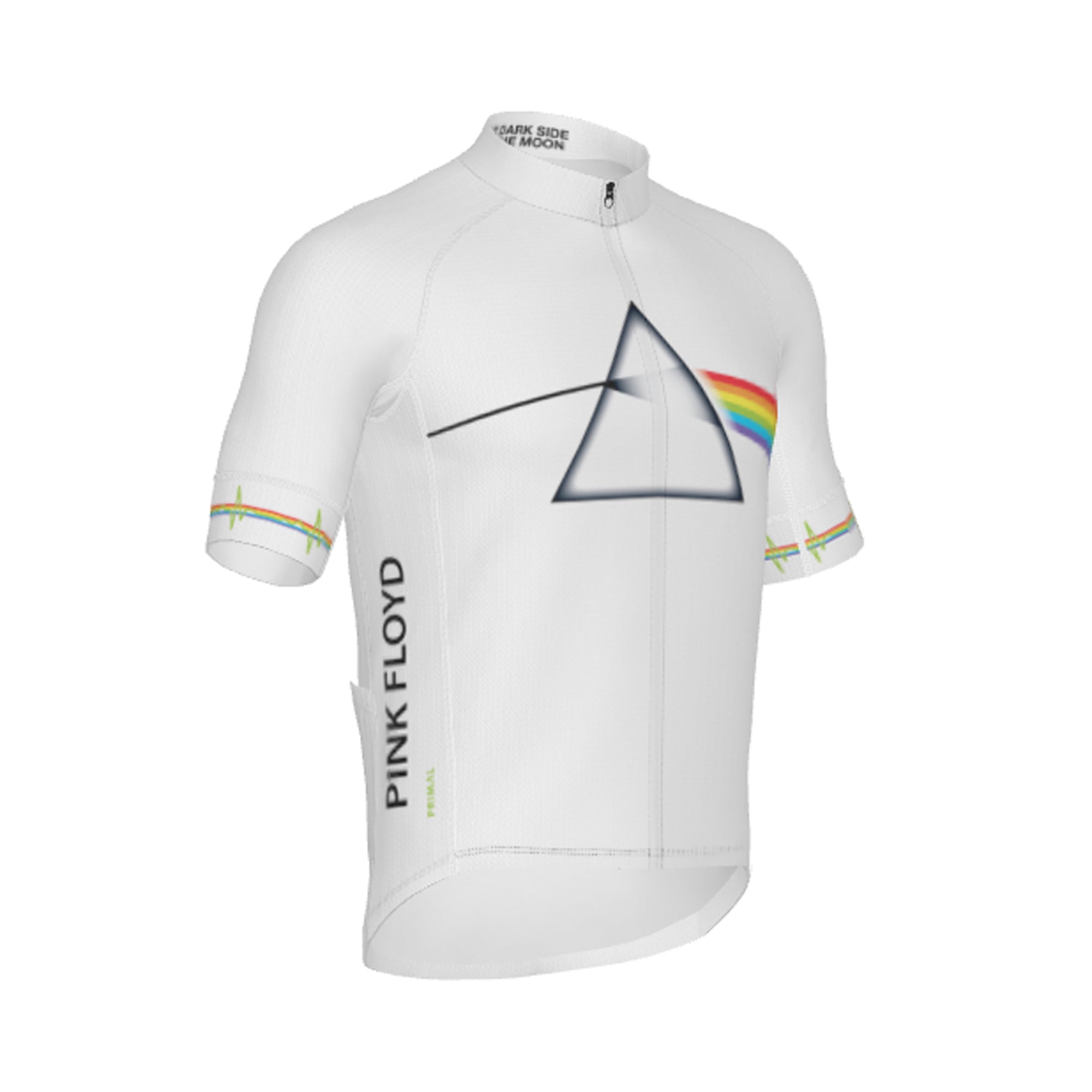 Pink Floyd White Dark Side of the Moon Men's Evo 2.0 Jersey