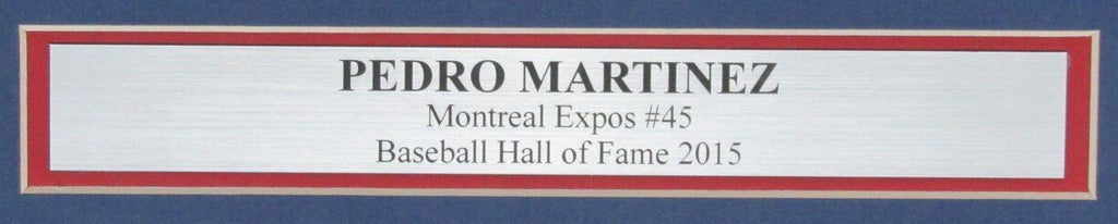 Pedro Martinez HOF Autographed 16x20 Photo Montreal Expos Framed Beckett 176776