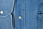 Sartorio Denim Snap Button Cotton Shirt