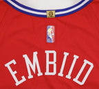 2021 Joel Embiid Philadelphia 76ers Game Worn/Used Red Statement Jersey 175679
