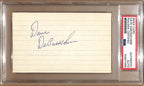 Dave DeBusschere HOF Autographed 3x5 Index Card NY Knicks PSA/DNA 178823