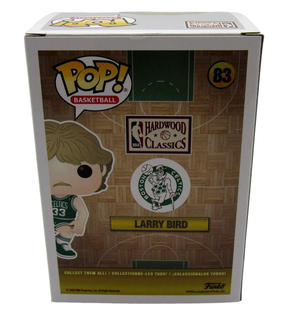 Larry Bird HOF Autographed Funko Pop! Figurine #83 Celtics PSA/DNA 179140