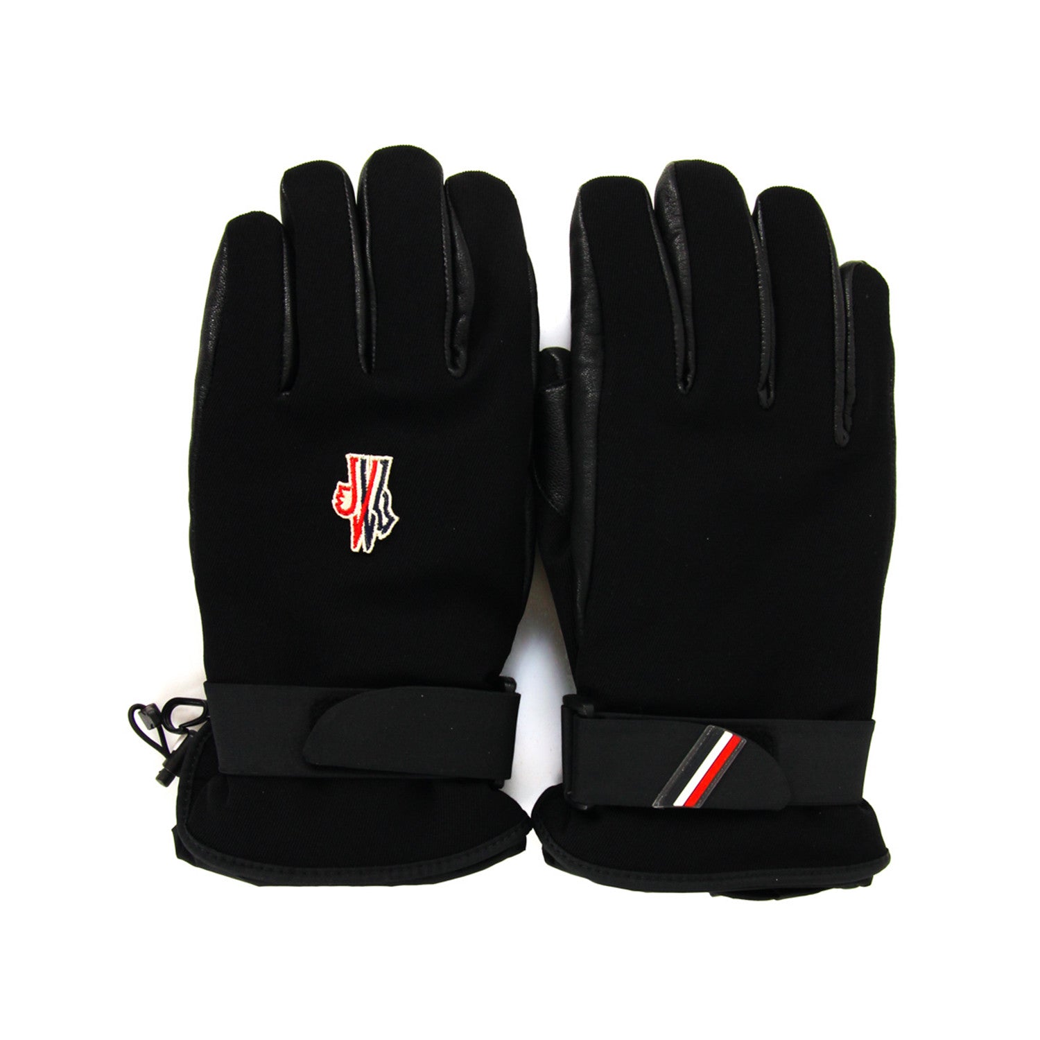 Moncler // Men's Logo Ski Gloves // Black